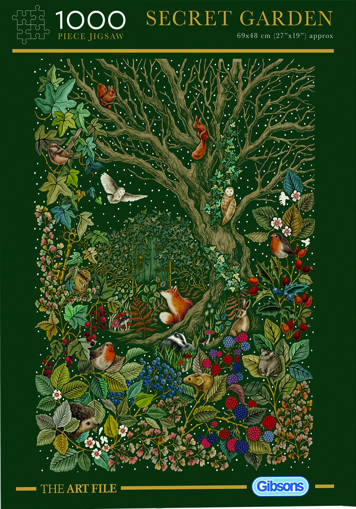SECRET GARDEN - Gibson - Puzzle 1000 pièces