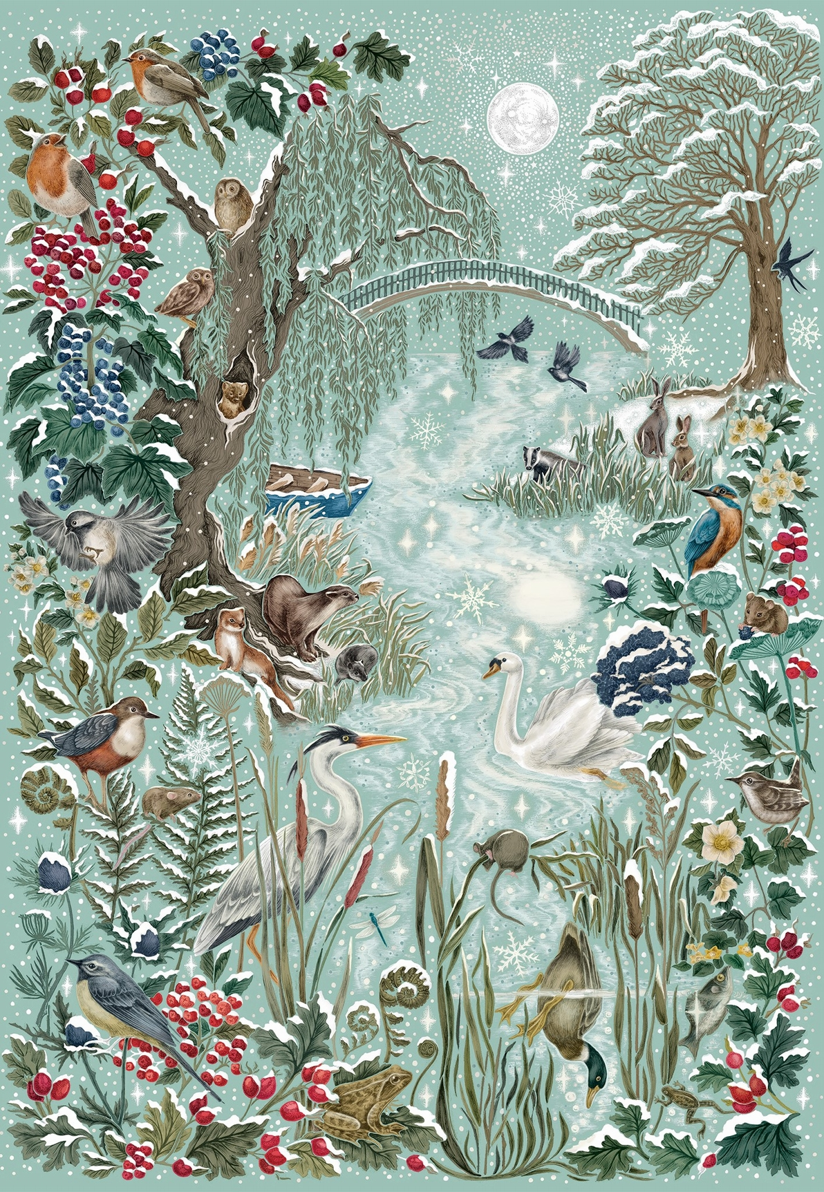 FROSTED RIVER - Gibson- Puzzle 1000 pièces