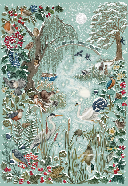 FROSTED RIVER - Gibson- Puzzle 1000 pièces