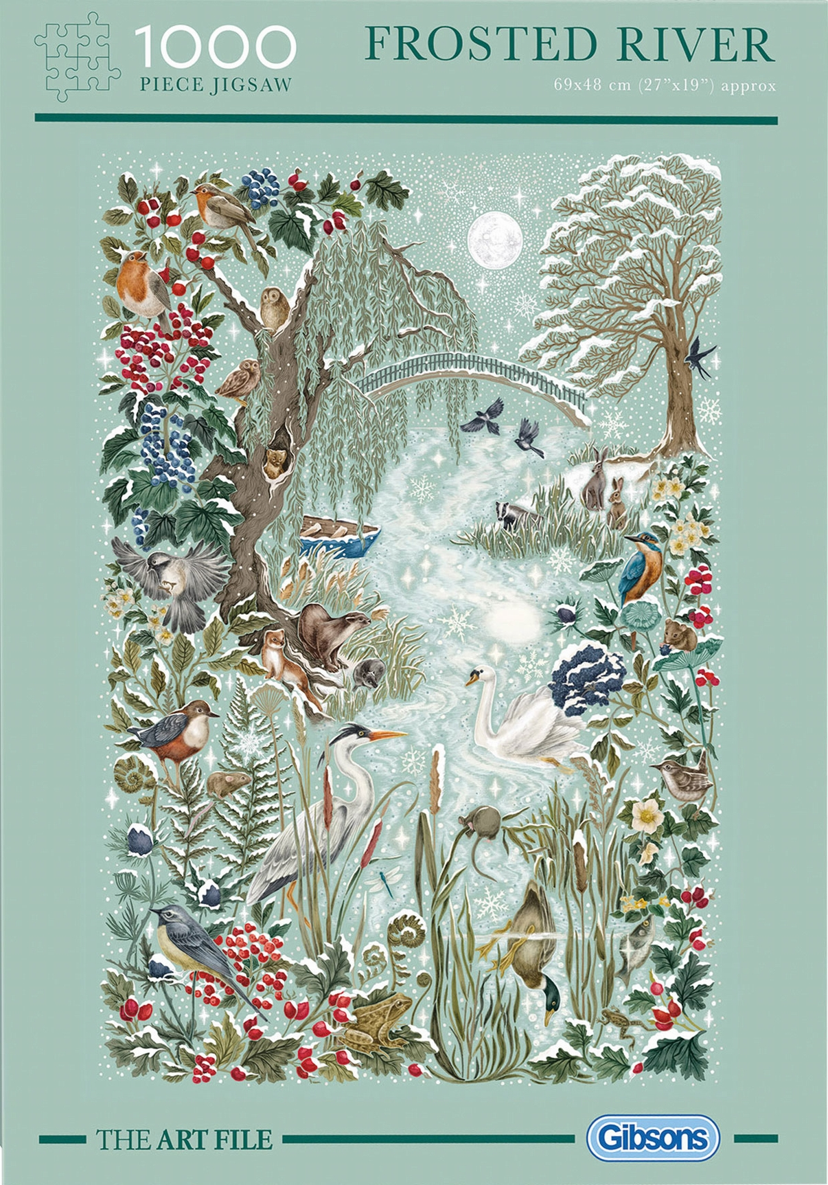 FROSTED RIVER - Gibson- Puzzle 1000 pièces