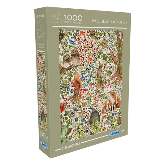 WOODLAND WILDLIFE - Gibson- Puzzle 1000 pièces