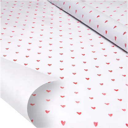 ROULEAU PAPIER CADEAU - WRAPPING PAPER - HEART - 70 x 200 cm
