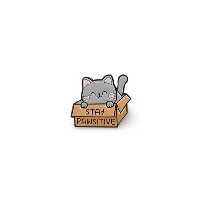 PIN YOUR STYLE! - BROCHE EN MÉTAL ÉMAILLÉ - KITTY