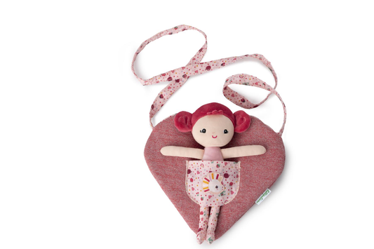 ALINE POUPEE AVEC SAC COEUR