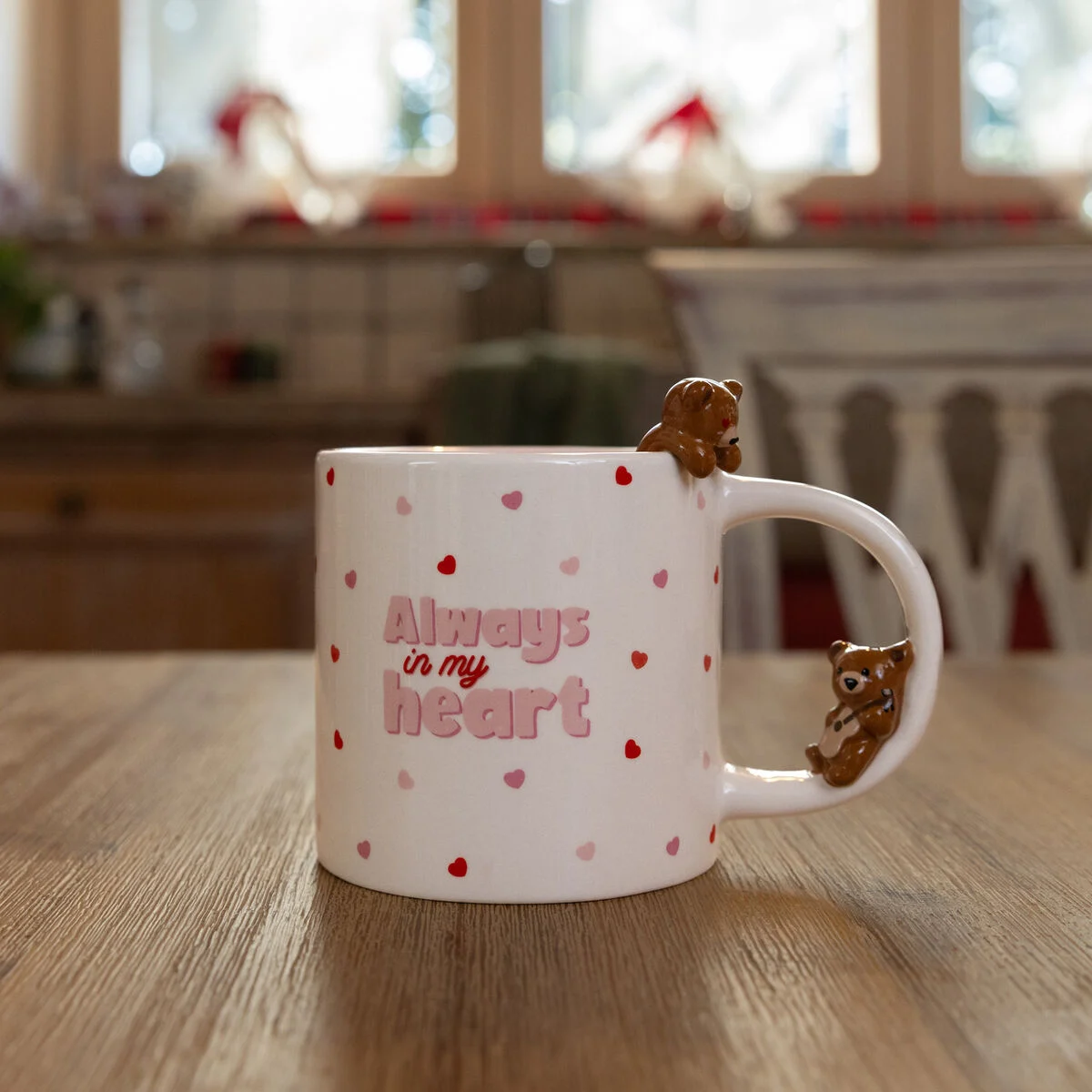 TOO CUTE TO HANDLE - TASSE EN GRÈS - TEDDY BEAR