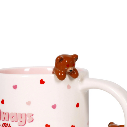 TOO CUTE TO HANDLE - TASSE EN GRÈS - TEDDY BEAR