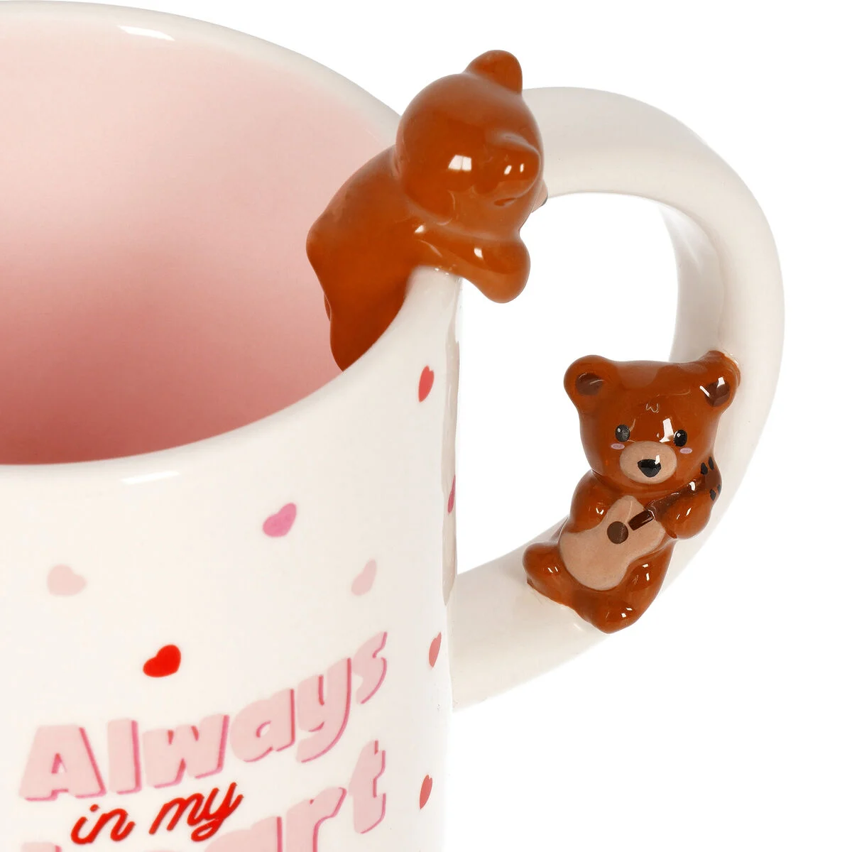 TOO CUTE TO HANDLE - TASSE EN GRÈS - TEDDY BEAR