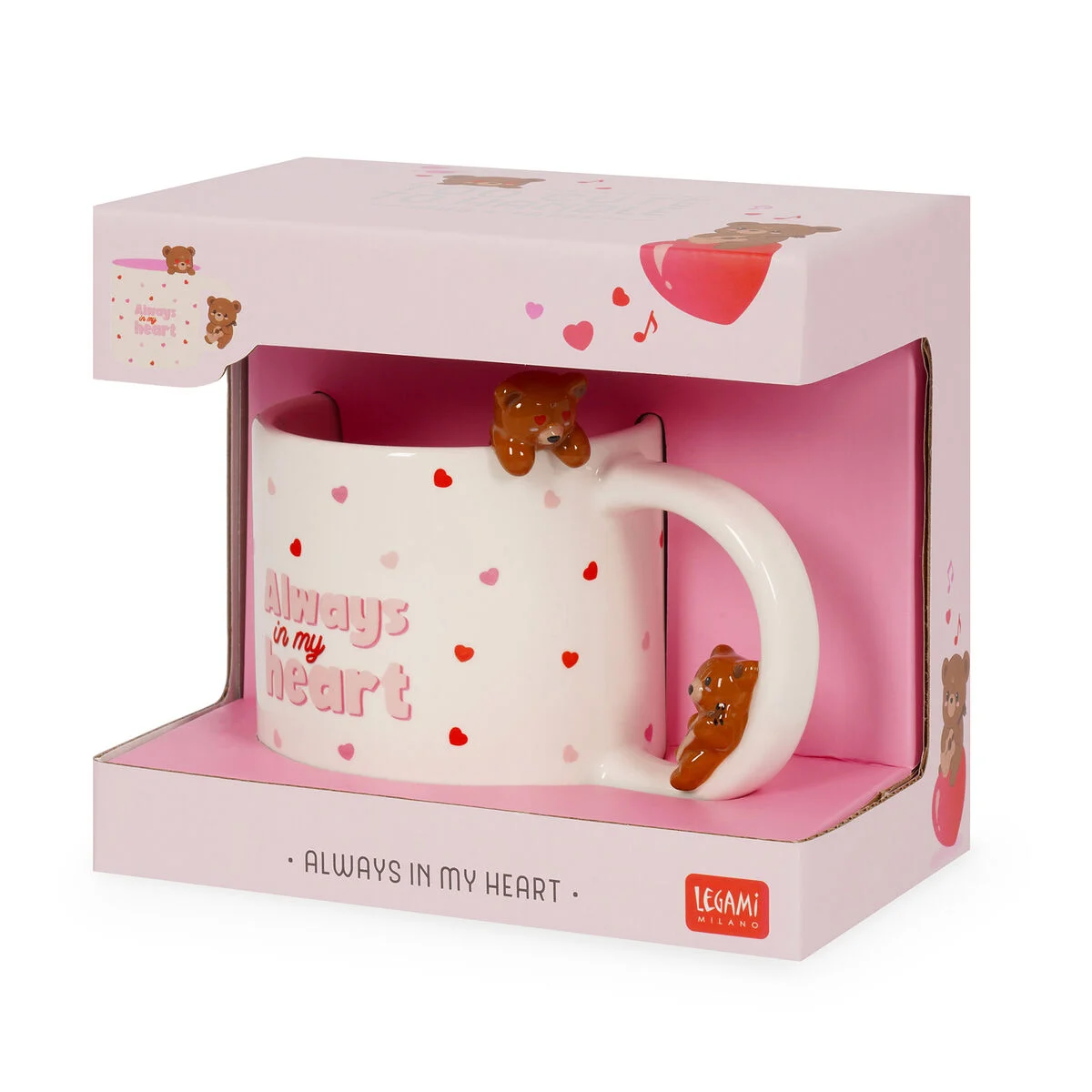 TOO CUTE TO HANDLE - TASSE EN GRÈS - TEDDY BEAR