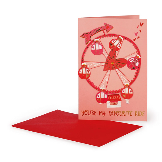 GREETING CARD - LOVE WHEEL