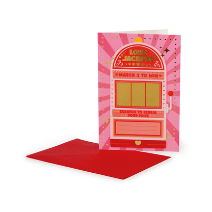 SCRATCH OFF CARD - LOVE JACKPOT