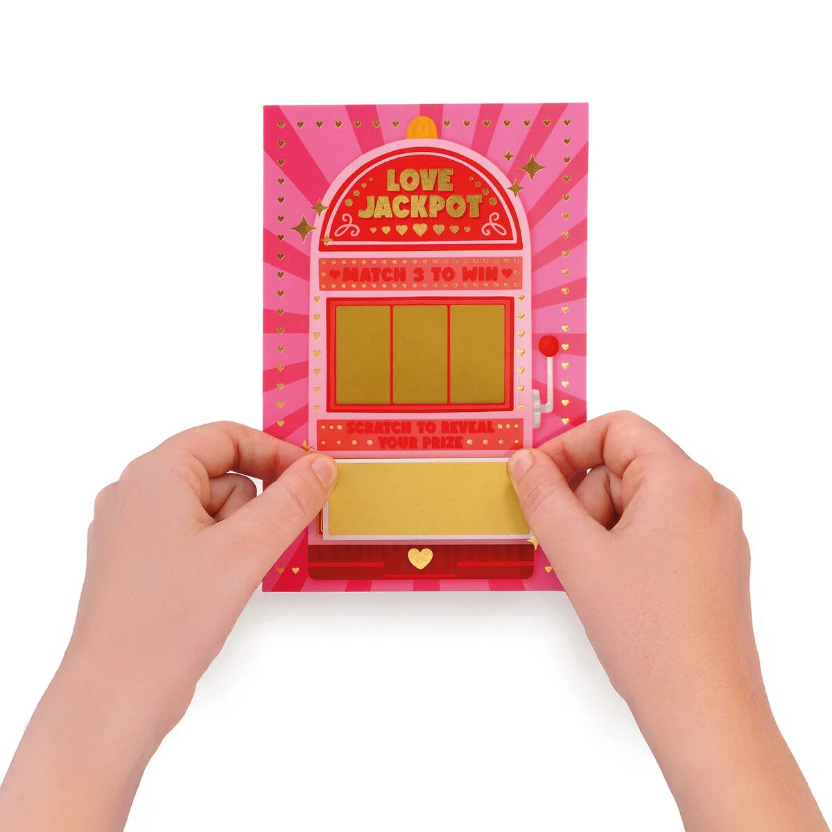 SCRATCH OFF CARD - LOVE JACKPOT