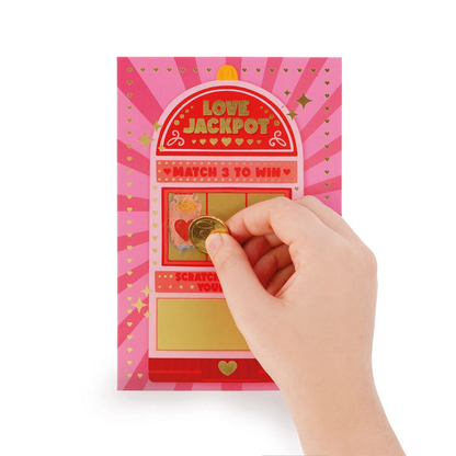 SCRATCH OFF CARD - LOVE JACKPOT