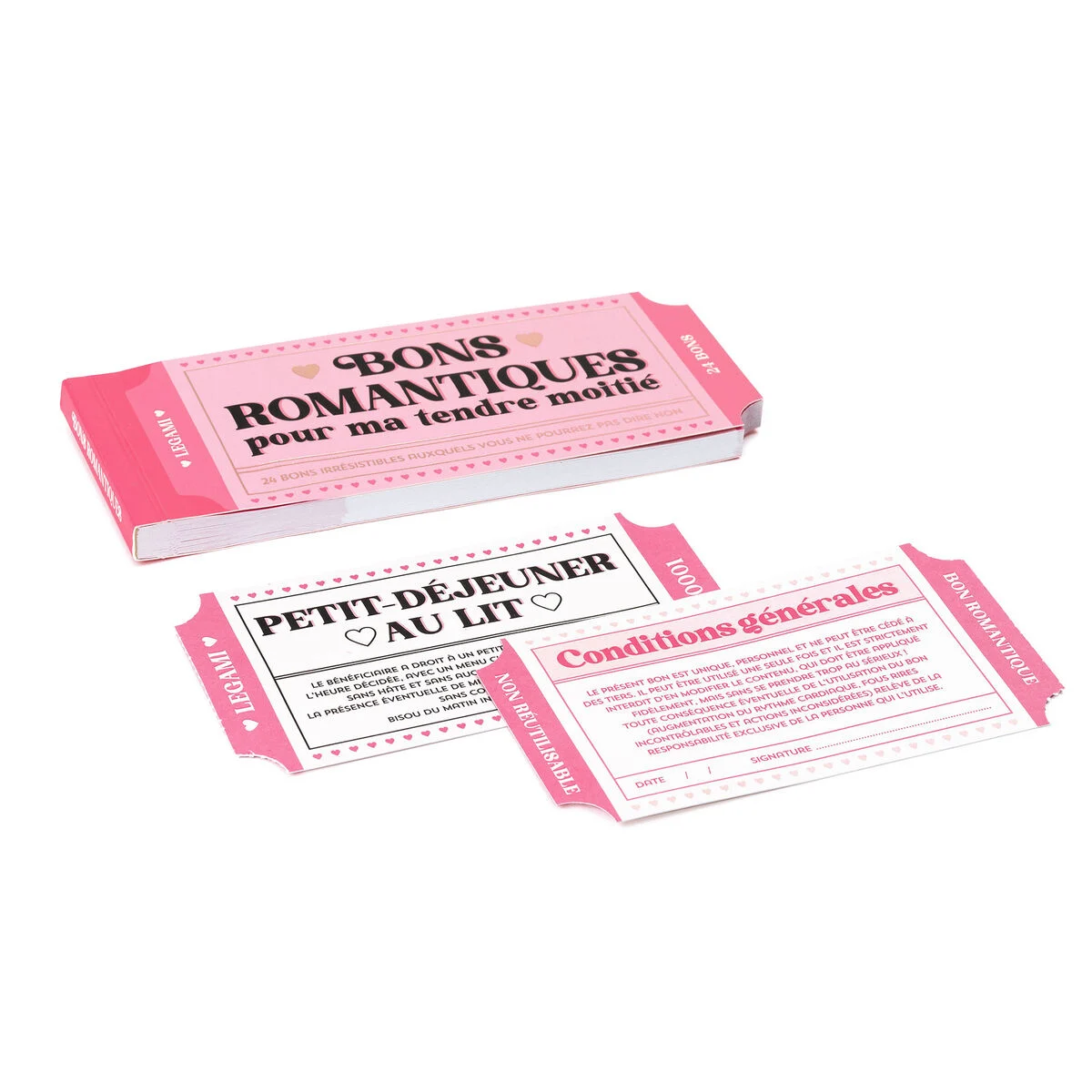 CARNET DE 24 BONS - HEART
