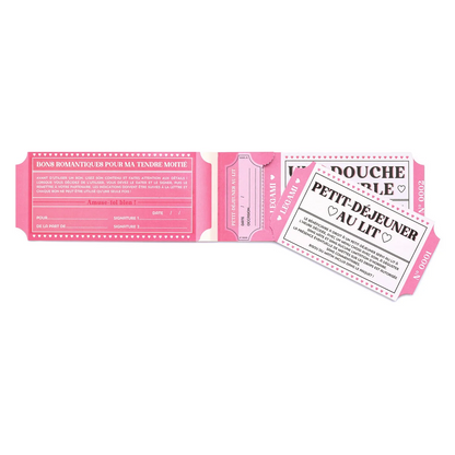 CARNET DE 24 BONS - HEART