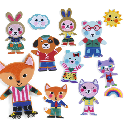 MAGNETS DIY - Funky family