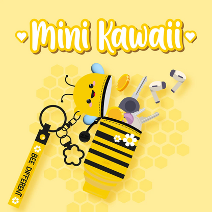 MINI KAWAII - PORTE- MONNAIE PORTE-CLÉS - BEE
