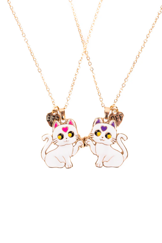 Smitten Kitten Tear and Share Necklace Set (2 pcs)