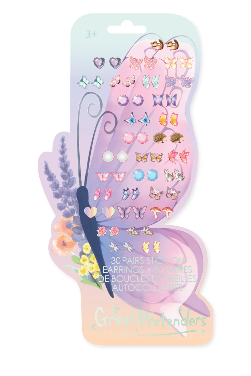 Butterfly Stick-on Earrings (30 pairs)