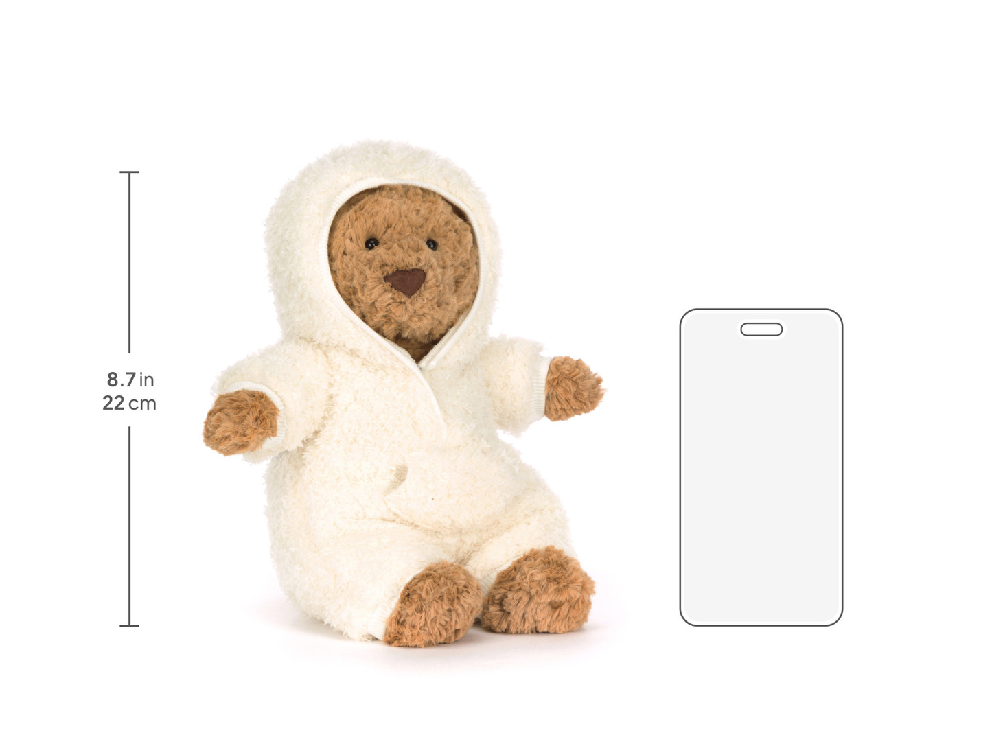 Bartholomew Bear All-in-one Outfit - 26cm x 12cm x 8cm