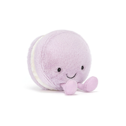 Amuseables May Macaron (Lavender) - 12cm x 10cm x 5cm