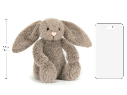 Fawn Flufflet Bunny - 18cm x 9cm x 8cm