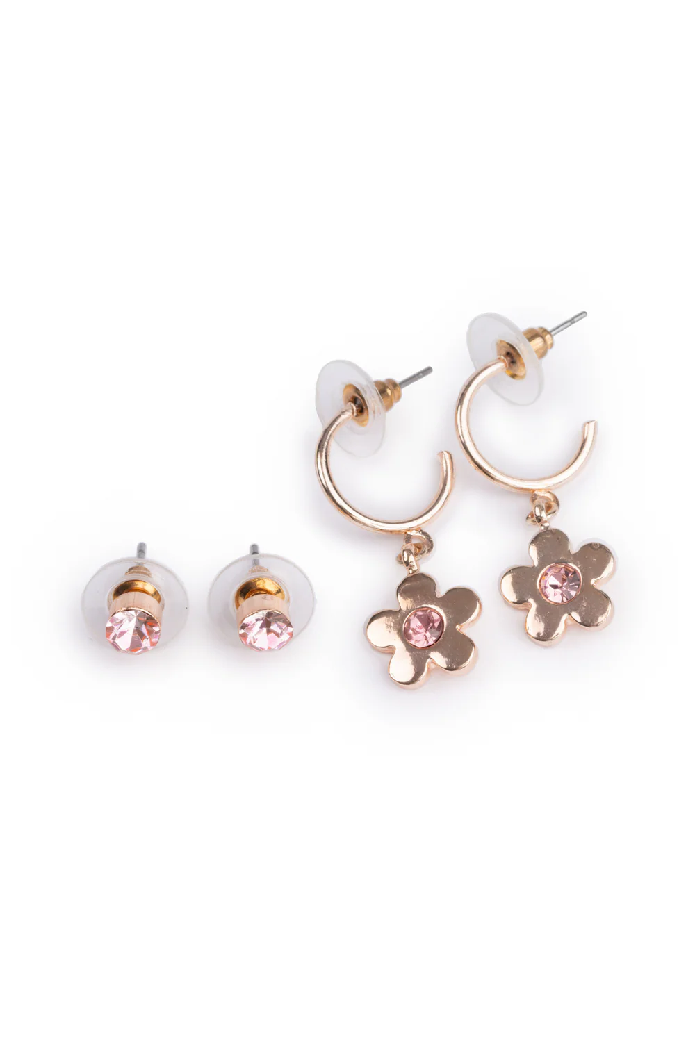 Boutique Chic Bejewelled Blooms Earrings (2 pairs)