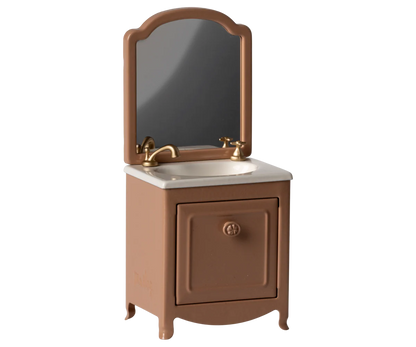 Coiffeuse avec évier, Souris - Rose Poudré foncé