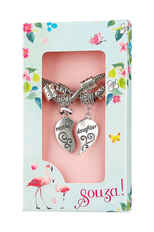 Boîte cadeau Mère & Fille, 2 bracelets