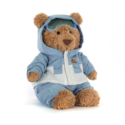 Bartholomew Bear 'Snow Suit' - 26cm x 12cm x 8cm