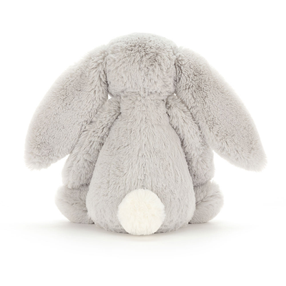 Bashful Silver Bunny Original (Medium) - 31cm x 12cm x 9cm