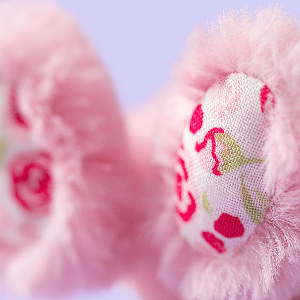 Blushkin Blossom Bunny Bag Charm - 18cm x 5cm x 4cm