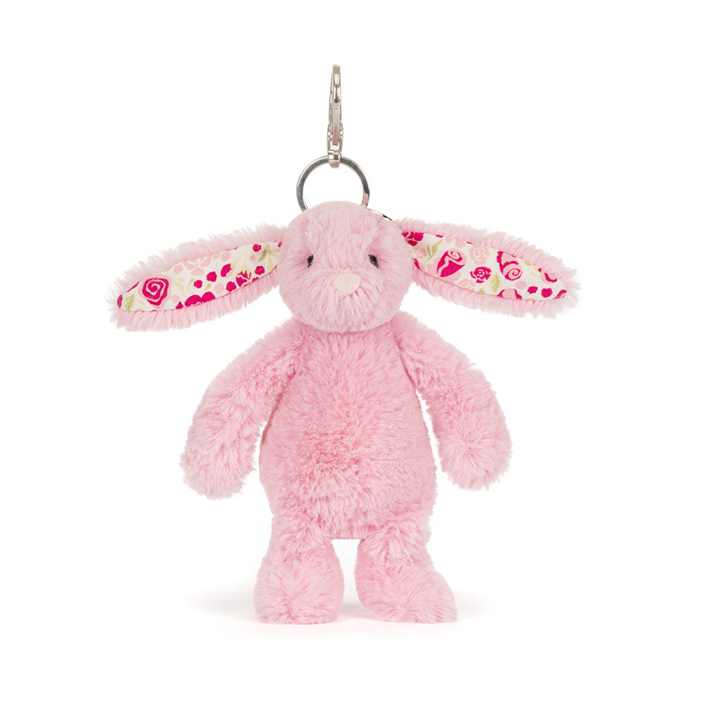 Blushkin Blossom Bunny Bag Charm - 18cm x 5cm x 4cm