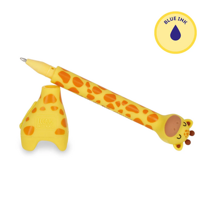 STYLO À BILLE AVEC BASE - GIRAFFE
