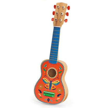 ANIMAMBO - Guitare 6 cordes métalliques - Petit Modèle