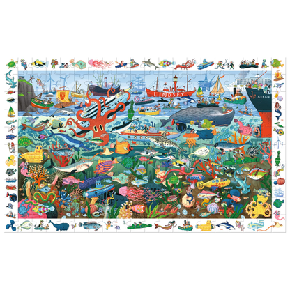 PUZZLE OBSERVATION - Les secrets de la mer - 200 pcs