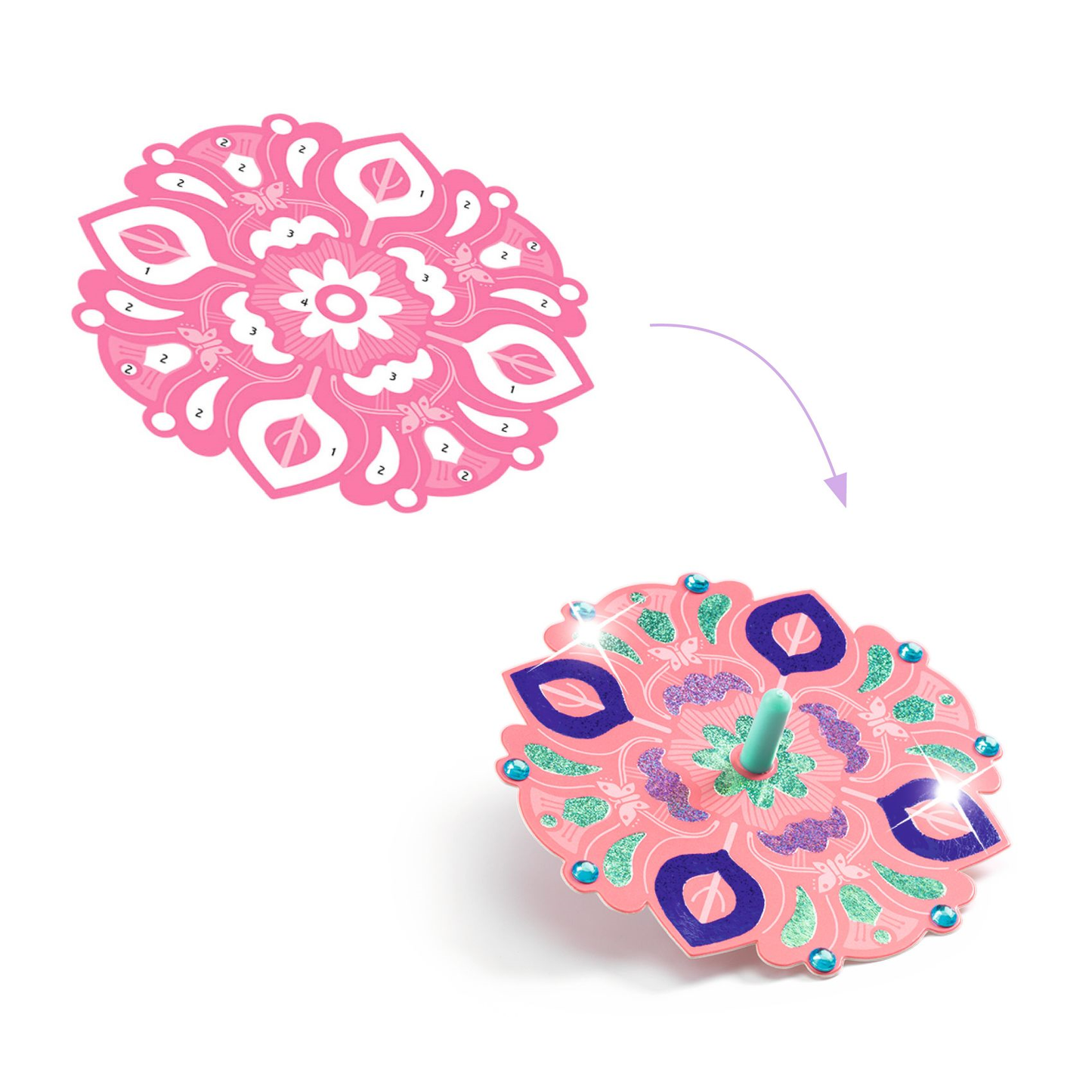 TOUPIES DIY - Flower Power