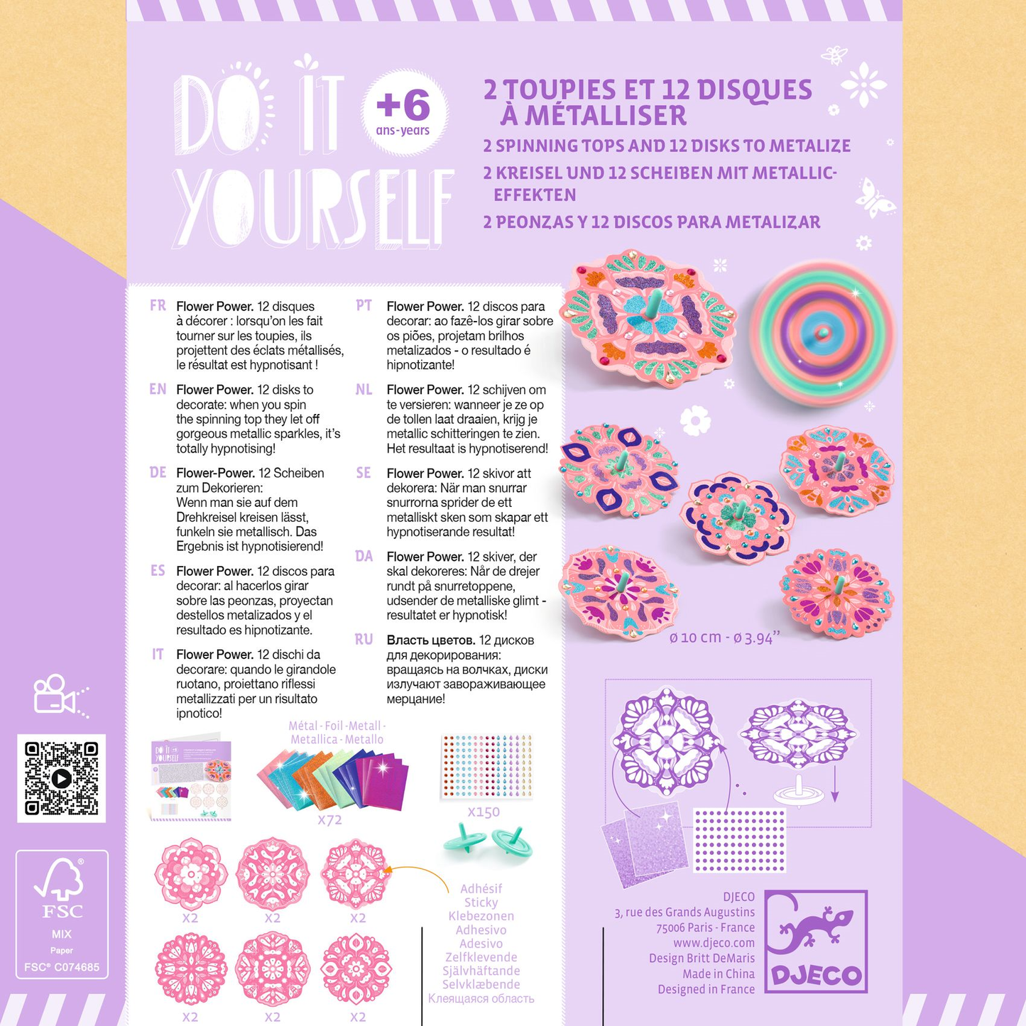 TOUPIES DIY - Flower Power