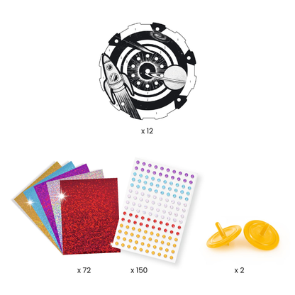 TOUPIES DIY - Hypno cosmos