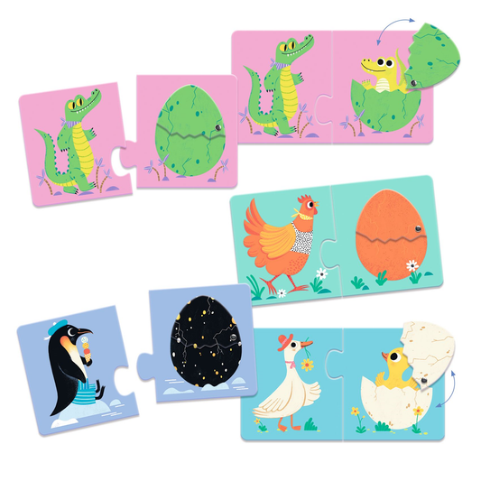 PUZZLE DUO - Duo articulo - Les oeufs rigolos