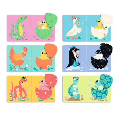 PUZZLE DUO - Duo articulo - Les oeufs rigolos