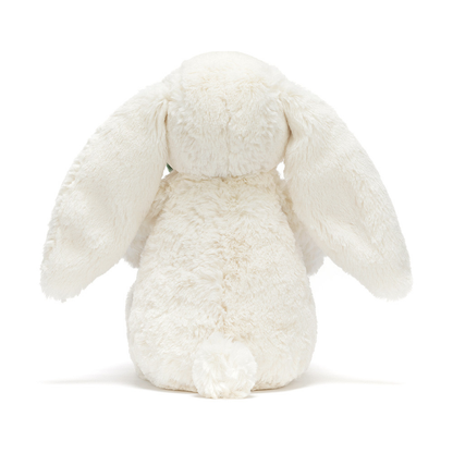 Cream Bunny with Plant - 31cm x 12cm x 9cm
