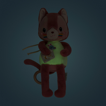 JEANNE PELUCHE MUSICALE PHOSPHORESCENTE