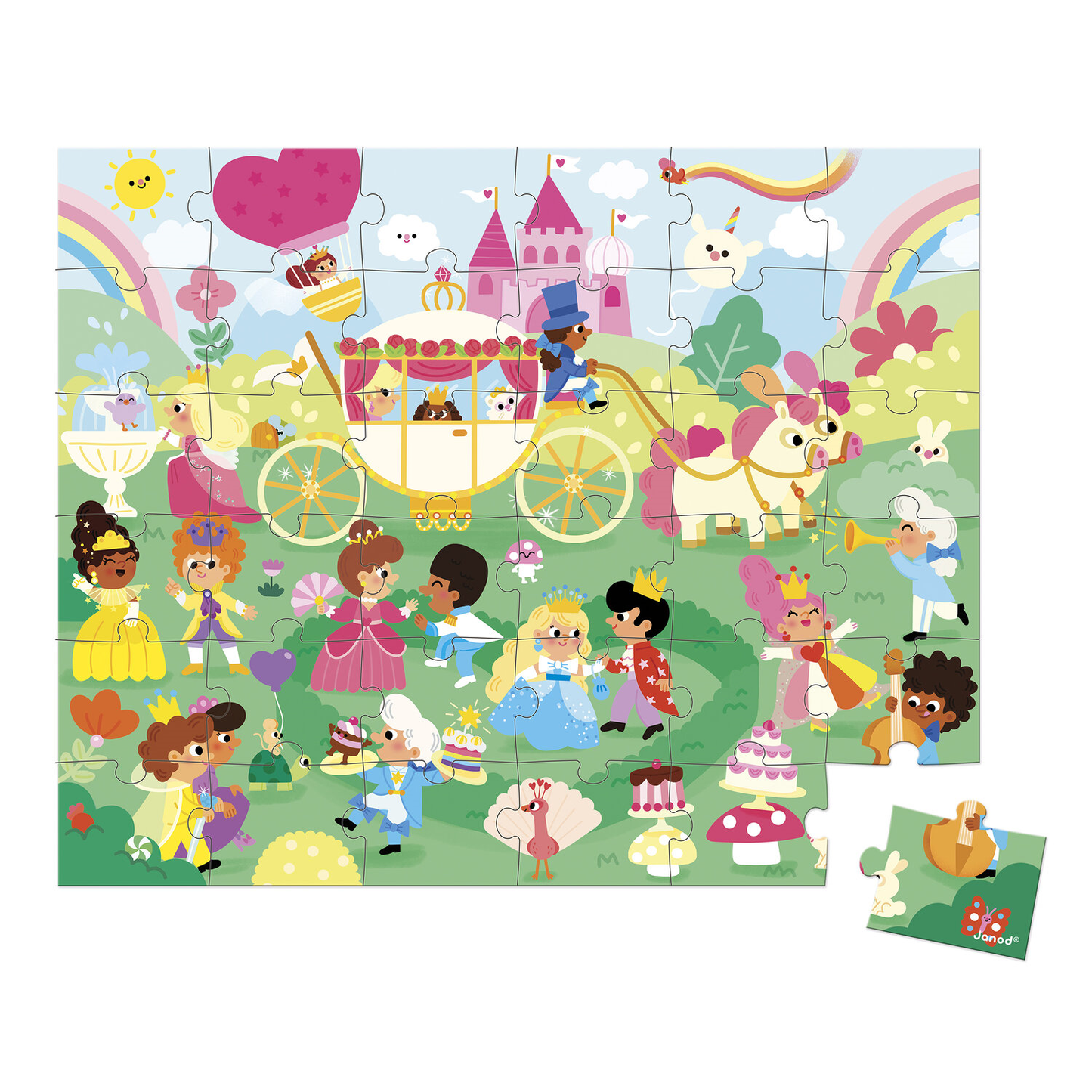 PUZZLE LES PRINCESSES - 36 pièces