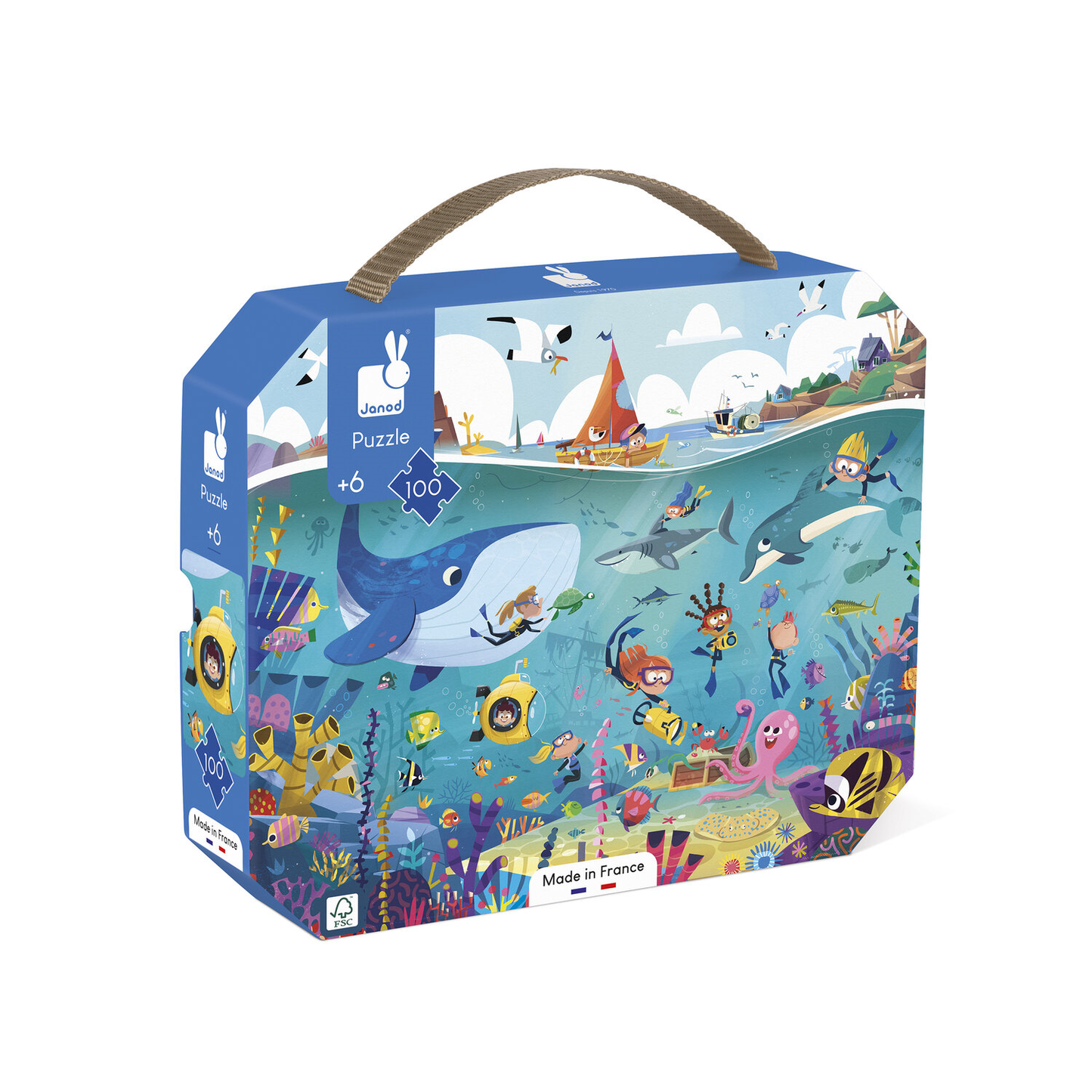 PUZZLE LES FONDS MARINS - 100 pièces