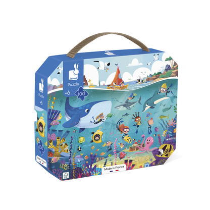 PUZZLE LES FONDS MARINS - 100 pièces