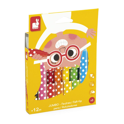 FEUTRES JUMBO X8