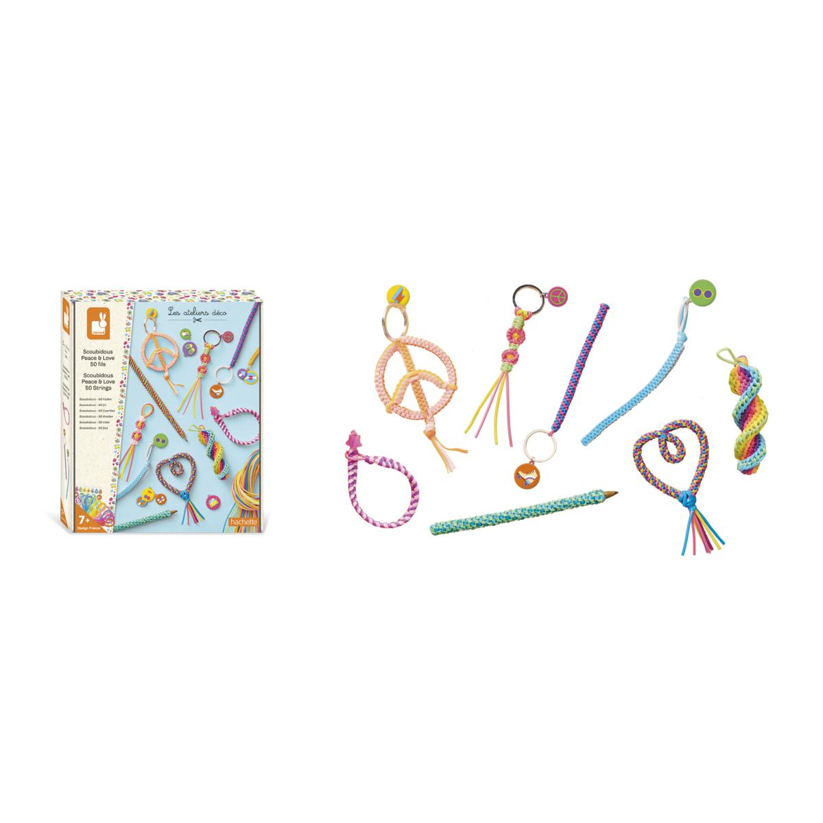 SCOUBIDOUS PEACE & LOVE - 50 FILS