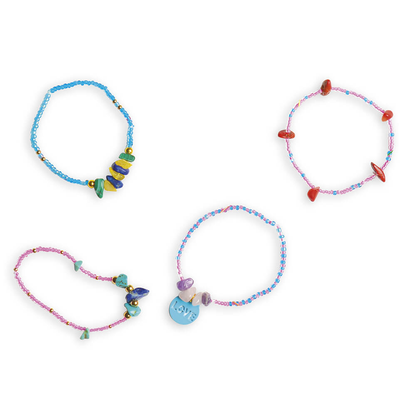 16 BIJOUX PIERRES PORTE-BONHEUR A CREER
