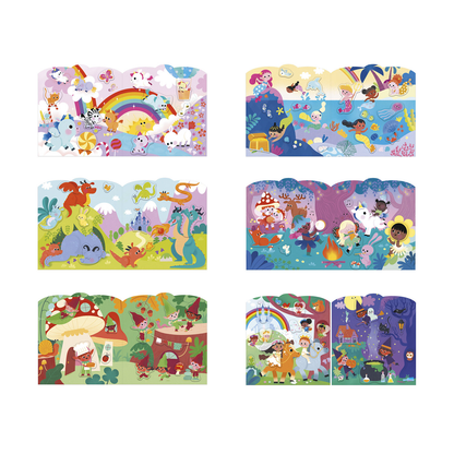 CAHIER DE STICKERS - PAYS MAGIQUES