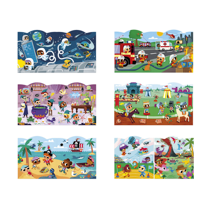 CAHIER DE STICKERS - AVENTURIERS